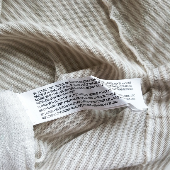 ZARA Asymmetric Hem Contrast Fabric Sleeveless Top - Picture 8 of 9